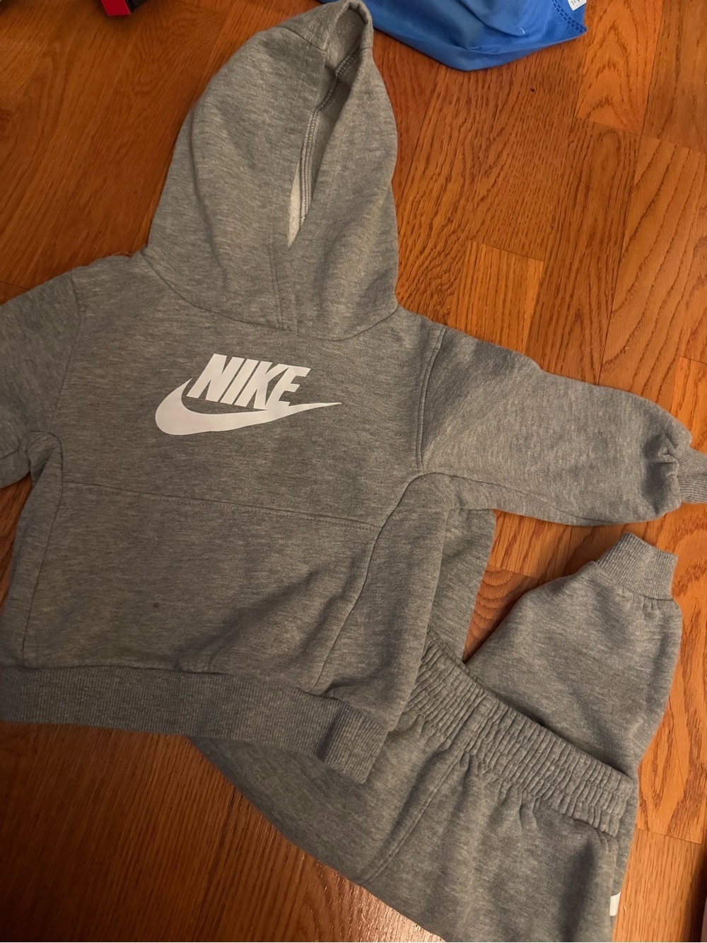Nike Toddlers Gray Hoodie & Pants